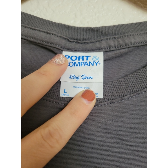 Womens Notorioud RBG cotton graphic tee Size L gray color - Picture 3 of 4